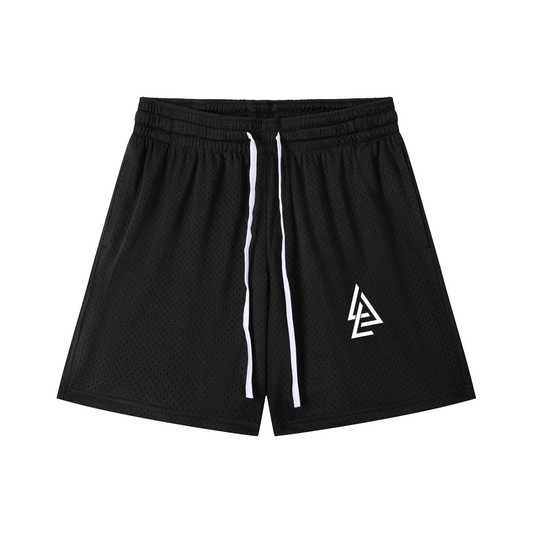 Mesh Drawstring Shorts